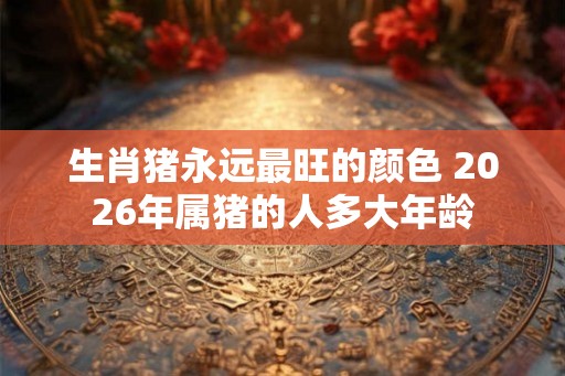 生肖猪永远最旺的颜色 2026年属猪的人多大年龄