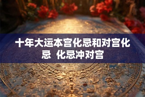 十年大运本宫化忌和对宫化忌  化忌冲对宫