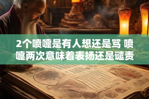 2个喷嚏是有人想还是骂 喷嚏两次意味着表扬还是谴责