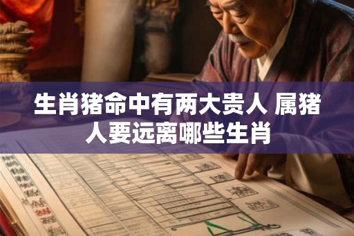 生肖猪命中有两大贵人 属猪人要远离哪些生肖