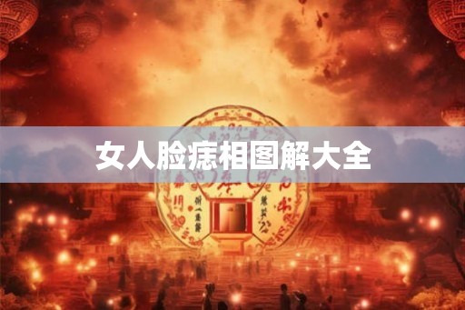 女人脸痣相图解大全