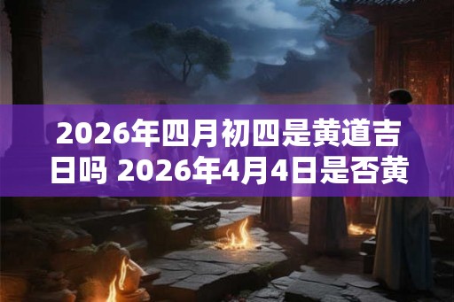 2026年四月初四是黄道吉日吗 2026年4月4日是否黄道吉日