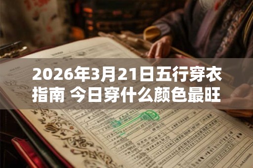 2026年3月21日五行穿衣指南 今日穿什么颜色最旺运 2026年3月21日五行穿衣指南 今日穿什么颜色最旺运