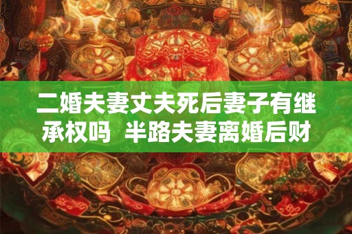 二婚夫妻丈夫死后妻子有继承权吗  半路夫妻离婚后财产怎么分配
