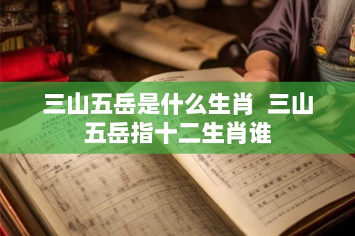 三山五岳是什么生肖 三山五岳指十二生肖谁 三山五岳是什么生肖 三山五岳指十二生肖谁