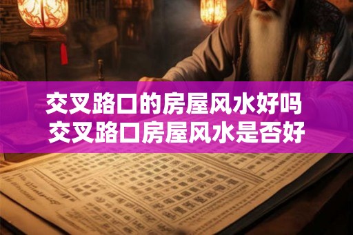 交叉路口的房屋风水好吗 交叉路口房屋风水是否好 交叉路口的房屋风水好吗 交叉路口房屋风水是否好