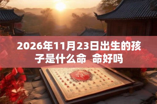 2026年11月23日出生的孩子是什么命 命好吗 2026年11月23日出生的孩子是什么命 命好吗
