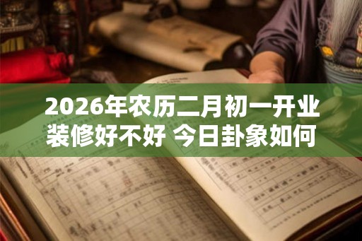 2026年农历二月初一开业装修好不好 今日卦象如何
