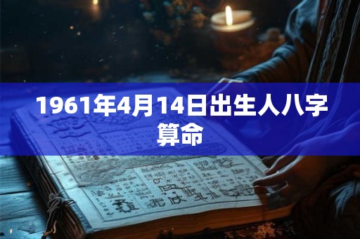 1961年4月14日出生人八字算命 1961年4月14日出生人八字算命