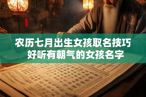 农历七月出生女孩取名技巧  好听有朝气的女孩名字