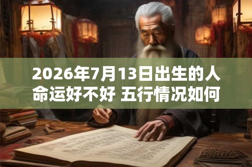2026年7月13日出生的人命运好不好 五行情况如何