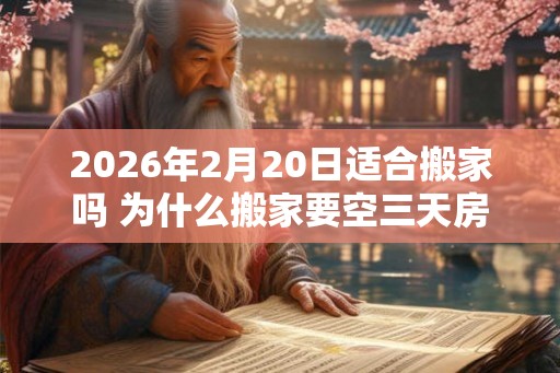 2026年2月20日适合搬家吗 为什么搬家要空三天房