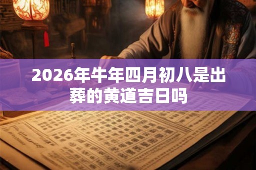 2026年牛年四月初八是出葬的黄道吉日吗