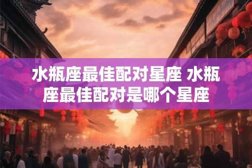水瓶座最佳配对星座 水瓶座最佳配对是哪个星座