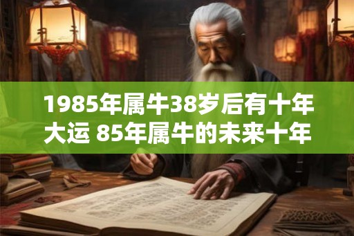 1985年属牛38岁后有十年大运 85年属牛的未来十年运势如何 1985年属牛38岁后有十年大运 85年属牛的未来十年运势如何