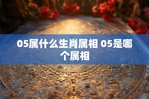 05属什么生肖属相 05是哪个属相