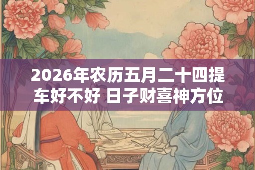 2026年农历五月二十四提车好不好 日子财喜神方位