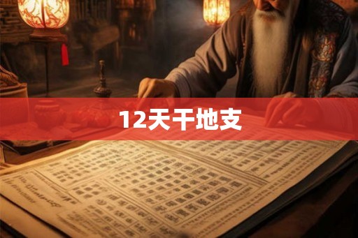 12天干地支 12天干地支