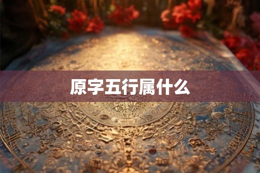 原字五行属什么