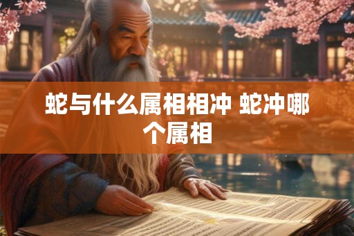 蛇与什么属相相冲 蛇冲哪个属相 蛇与什么属相相冲 蛇冲哪个属相