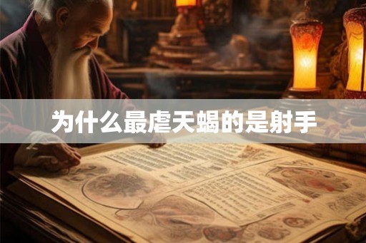 为什么最虐天蝎的是射手
