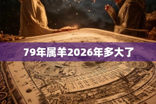 79年属羊2026年多大了 79年属羊2026年多大了
