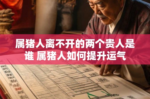 属猪人离不开的两个贵人是谁 属猪人如何提升运气 属猪人离不开的两个贵人是谁 属猪人如何提升运气
