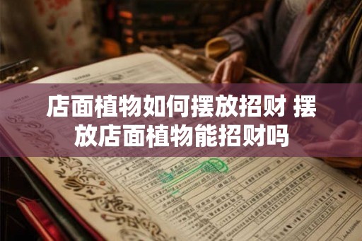店面植物如何摆放招财 摆放店面植物能招财吗