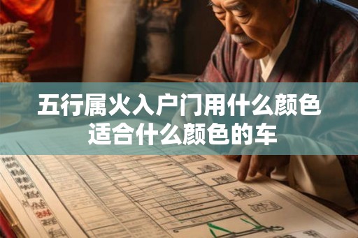 五行属火入户门用什么颜色 适合什么颜色的车