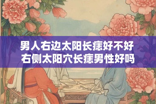男人右边太阳长痣好不好 右侧太阳穴长痣男性好吗