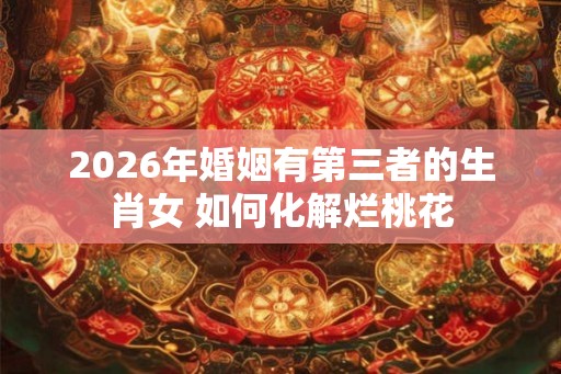 2026年婚姻有第三者的生肖女 如何化解烂桃花 2026年婚姻有第三者的生肖女 如何化解烂桃花
