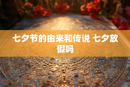 七夕节的由来和传说 七夕放假吗