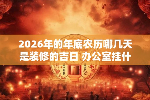 2026年的年底农历哪几天是装修的吉日 办公室挂什么画招财