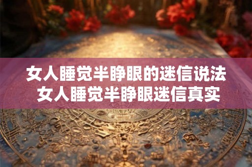 女人睡觉半睁眼的迷信说法 女人睡觉半睁眼迷信真实吗