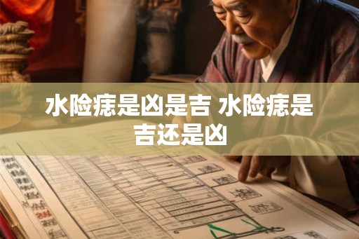 水险痣是凶是吉 水险痣是吉还是凶