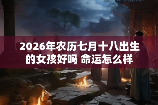 2026年农历七月十八出生的女孩好吗 命运怎么样 2026年农历七月十八出生的女孩好吗 命运怎么样