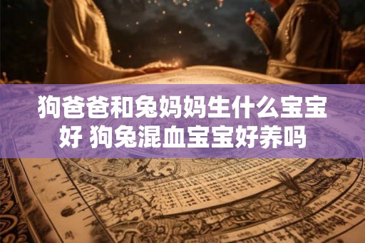 狗爸爸和兔妈妈生什么宝宝好 狗兔混血宝宝好养吗