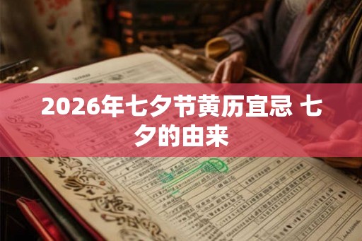 2026年七夕节黄历宜忌 七夕的由来