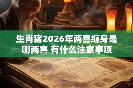 生肖猪2026年两喜缠身是哪两喜 有什么注意事项