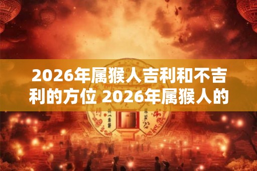 2026年属猴人吉利和不吉利的方位 2026年属猴人的吉凶方位