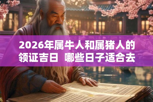 2026年属牛人和属猪人的领证吉日 哪些日子适合去领证 2026年属牛人和属猪人的领证吉日 哪些日子适合去领证
