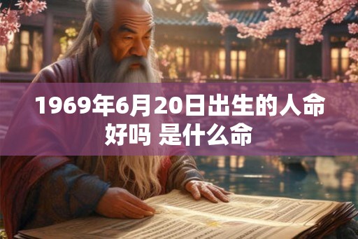 1969年6月20日出生的人命好吗 是什么命