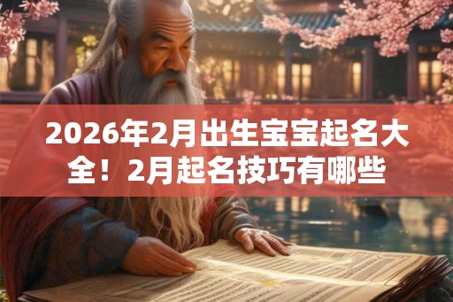 2026年2月出生宝宝起名大全！2月起名技巧有哪些