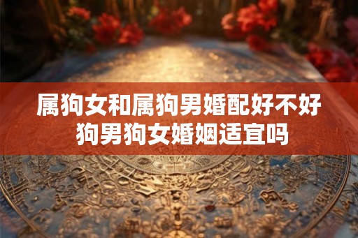 属狗女和属狗男婚配好不好 狗男狗女婚姻适宜吗