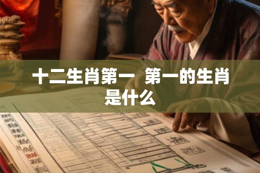 十二生肖第一  第一的生肖是什么