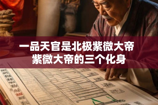 一品天官是北极紫微大帝  紫微大帝的三个化身