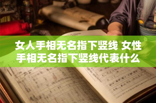 女人手相无名指下竖线 女性手相无名指下竖线代表什么 女人手相无名指下竖线 女性手相无名指下竖线代表什么