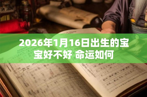 2026年1月16日出生的宝宝好不好 命运如何