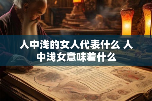 人中浅的女人代表什么 人中浅女意味着什么 人中浅的女人代表什么 人中浅女意味着什么