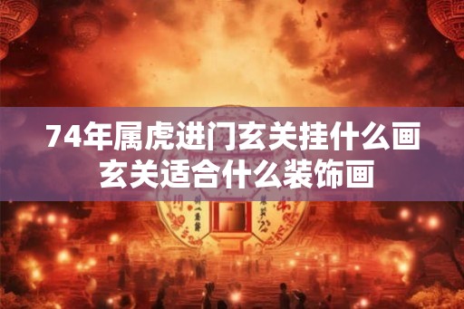 74年属虎进门玄关挂什么画 玄关适合什么装饰画